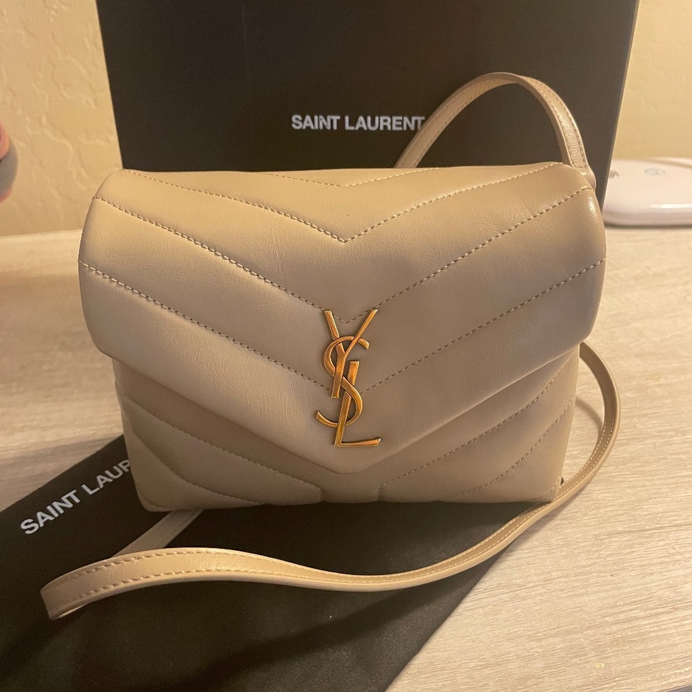 Yves Saint Laurent Beige Mini Bag